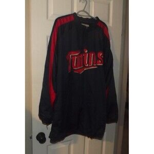 Majestic Authentic Collection Minnesota Twins Dugout Jacket Size 5XL EUC